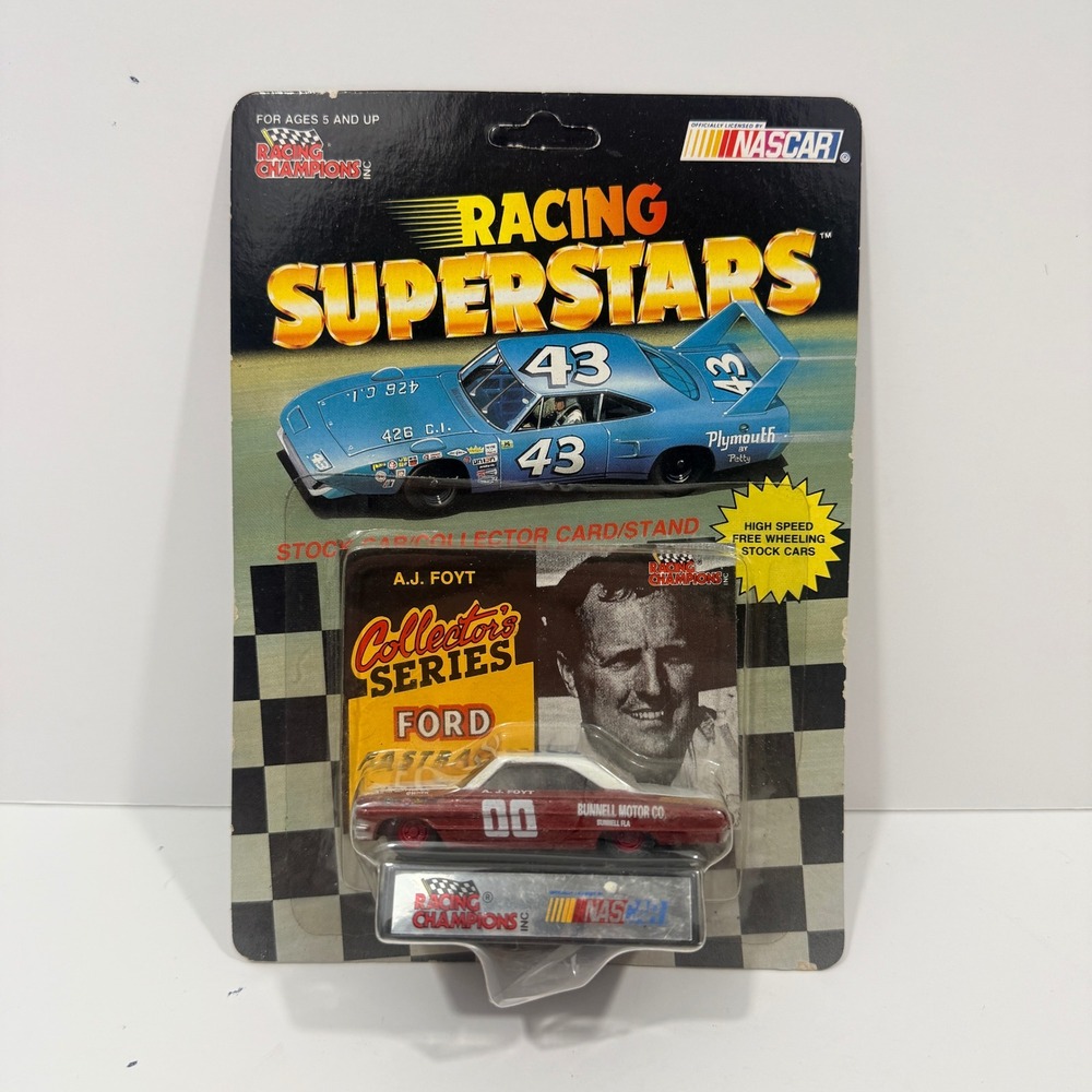 Racing Champions Diecast Unisex OS Red New AJ Foyt 00 Ford Stock Car 1991 01156
